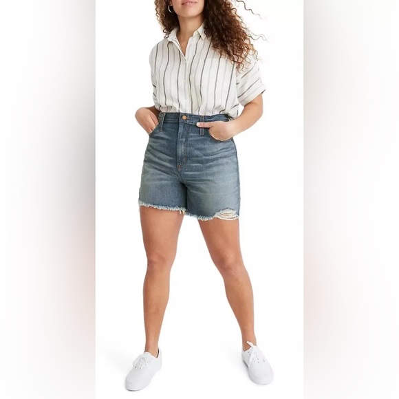 NWT Madewell Women's The Perfect Jean Denim Shorts - L4401 Size W33 - Picture 3 of 16